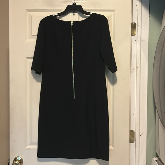 Sandra Darren Dress Size 10 Black - Picture 6 of 9